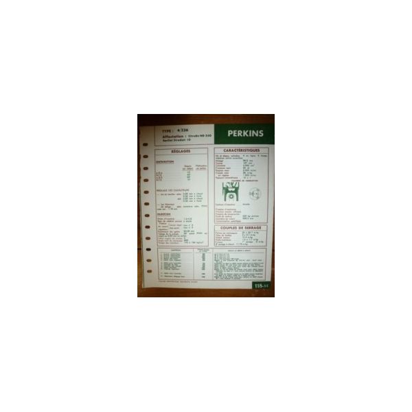 4/236 Fiche Technique Citroen