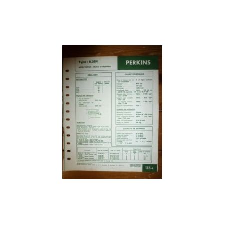 6.354 Fiche Technique Perkins