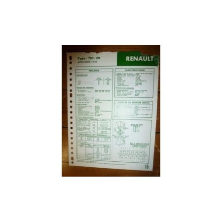 797-20 Fiche Technique Rvi