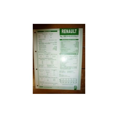 MIDR 06-20-45 D3 Euro I Fiche Technique Rvi