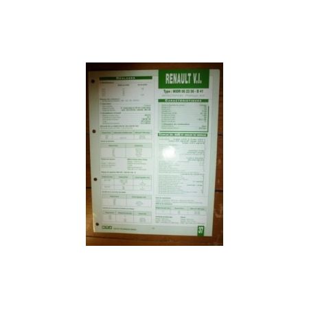 MIDR 06-23-56 B41 Fiche Technique Rvi