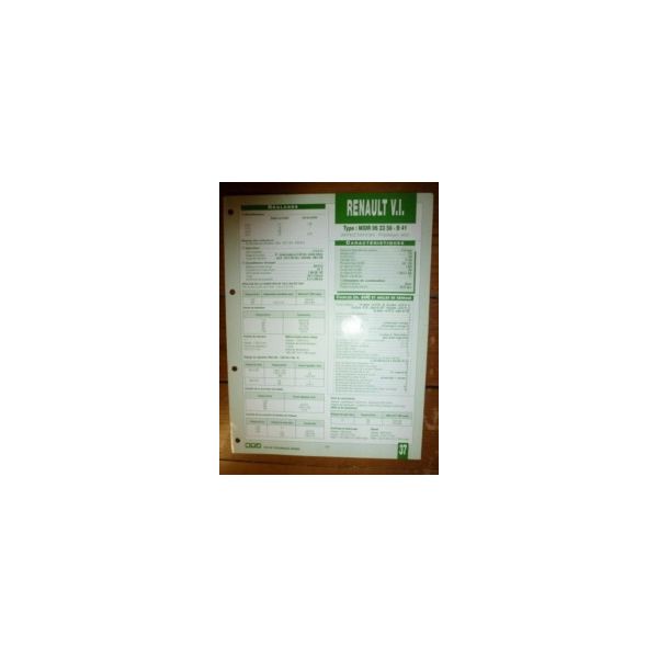 MIDR 06-23-56 B41 Fiche Technique Rvi