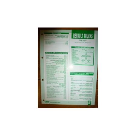 DXI 13 Fiche Technique Rvi