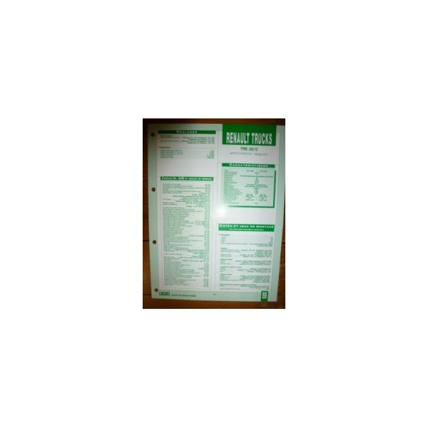 DXI 13 Fiche Technique Rvi