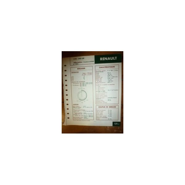 592-30 Fiche Technique Rvi