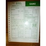 DA954V - DA1004V Fiche Technique Same