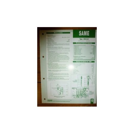 500 3-A Fiche Technique Same