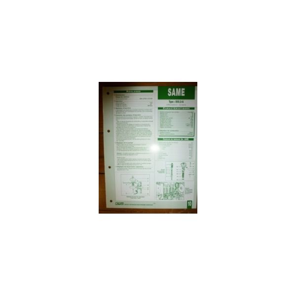 500 3-A Fiche Technique Same