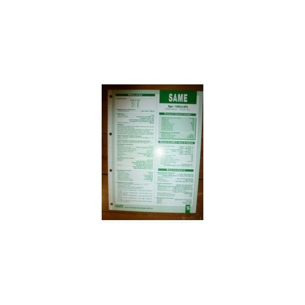 1000.4-AT2 Fiche Technique Same