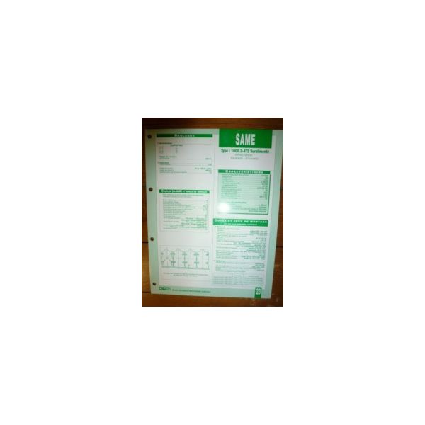 1000.3-AT2 Suralim. Fiche Technique Same