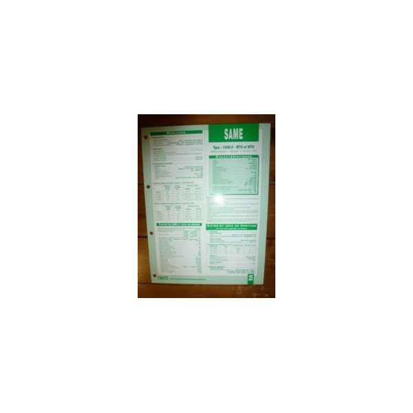 1006.6-WT4 WT6 Fiche Technique Same