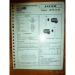 JR19 - JR21 Fiche Technique Saviem