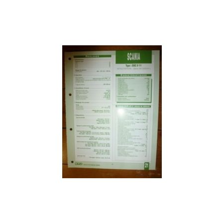 DSC 9.11 Fiche Technique Scania