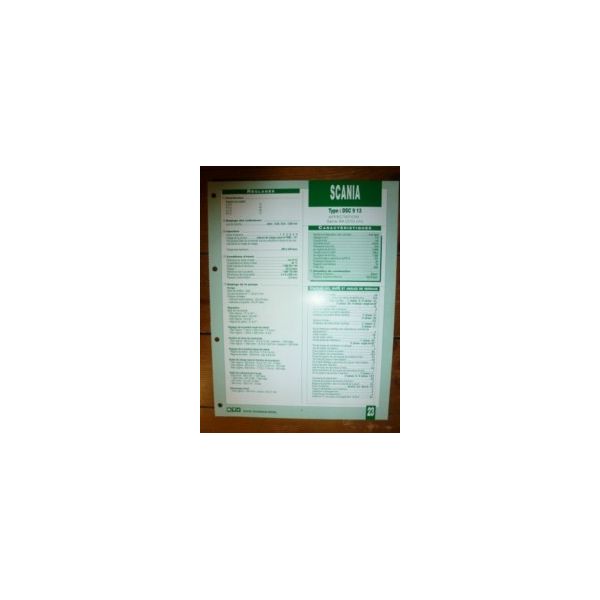 DSC 9.13 Fiche Technique Scania