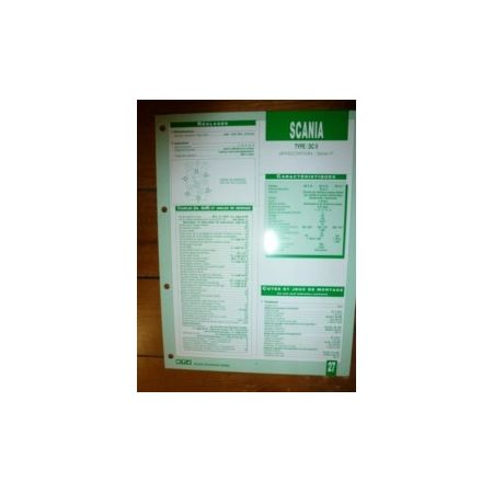 DC 9 Fiche Technique Scania