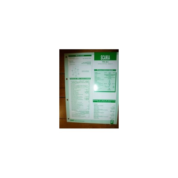 DC 9 Fiche Technique Scania