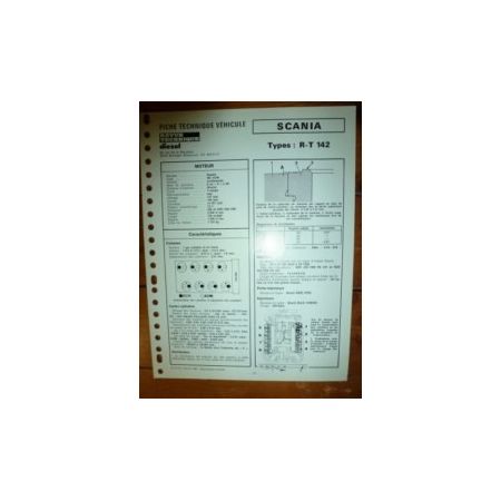 RT142 Fiche Technique Scania