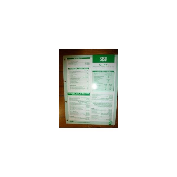 66 ET Fiche Technique Sisu