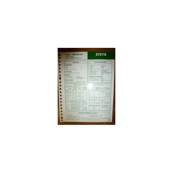 WD611-40 Fiche Technique Steyr