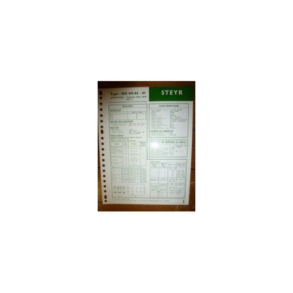 WD411-42 - WD411-41 Fiche Technique Steyr