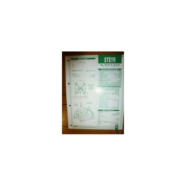 WD401-81-83-85 Fiche Technique Case IH