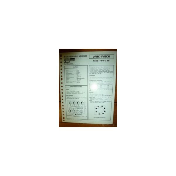 190 U 35 Fiche Technique Iveco