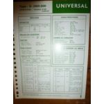 D-2601-000 Fiche Technique Universal