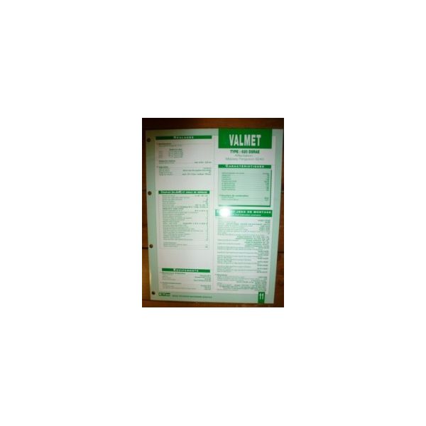 620 DSRAE Fiche Technique Massey ferguson