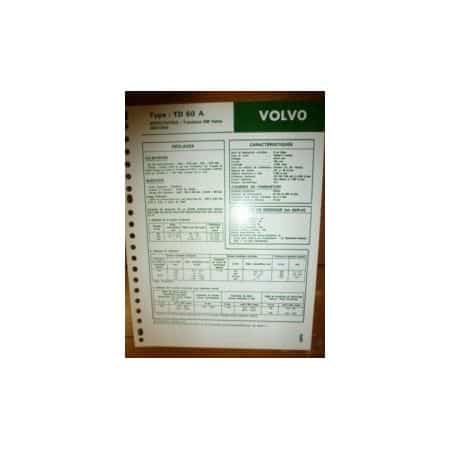 TD60A Fiche Technique Volvo