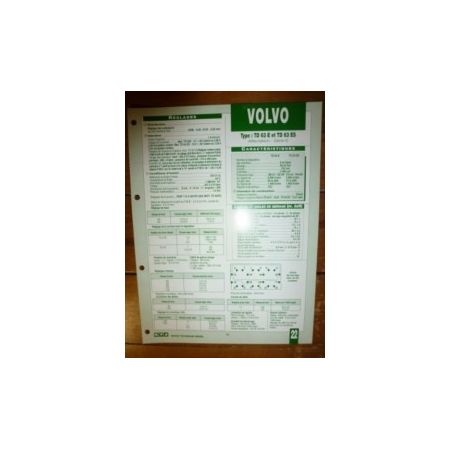 TD63E - TD63ES Fiche Technique Volvo