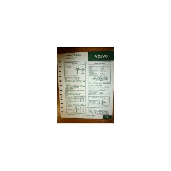 TD120A Fiche Technique Volvo