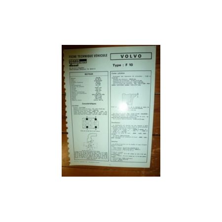 F10 Fiche Technique Volvo