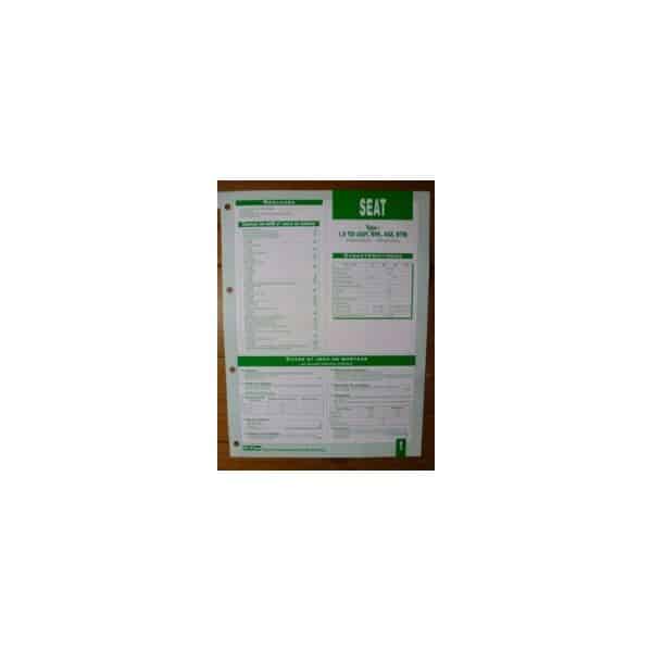 1.9TDI AUY-BVK-ASZ-BTB Fiche Technique Seat