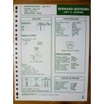 W21 Fiche Technique Bernard