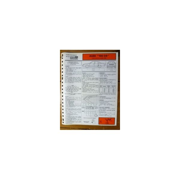 100 CD jusq 85 Fiche Technique Audi