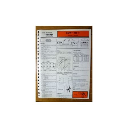 318i K Jetronic Fiche Technique Bmw