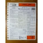 320 6 cyl. Fiche Technique Bmw