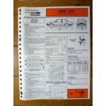 316 dep. 1984 Fiche Technique Bmw