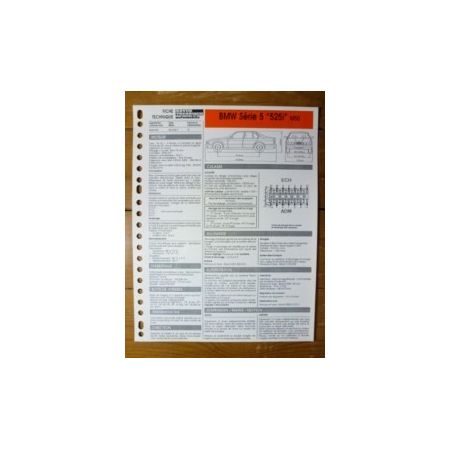 525i M50 Fiche Technique Bmw