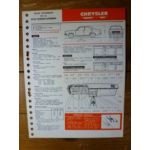 160GT - 180 Fiche Technique Chrysler Talbot