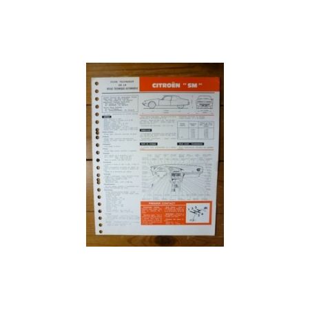 SM Fiche Technique Citroen
