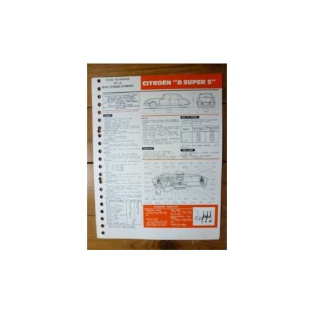 DS 5 Fiche Technique Citroen