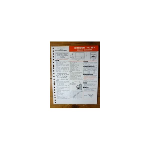 C35 Ess. Fiche Technique Citroen