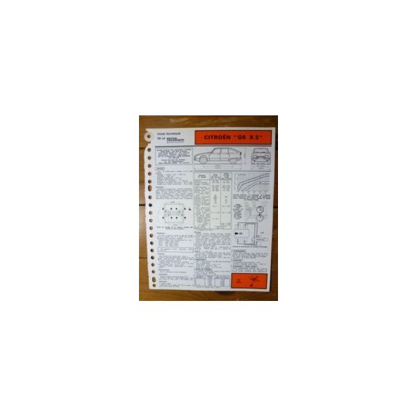GS X3 Fiche Technique Citroen