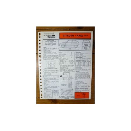 Axel 11 Fiche Technique Citroen