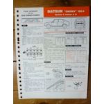 Cherry 120A Fiche Technique Datsun