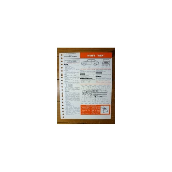 127 Fiche Technique Fiat