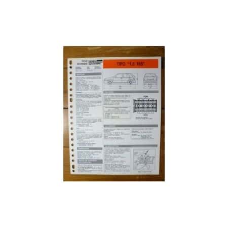 Tipo 1.8 16S Fiche Technique Fiat