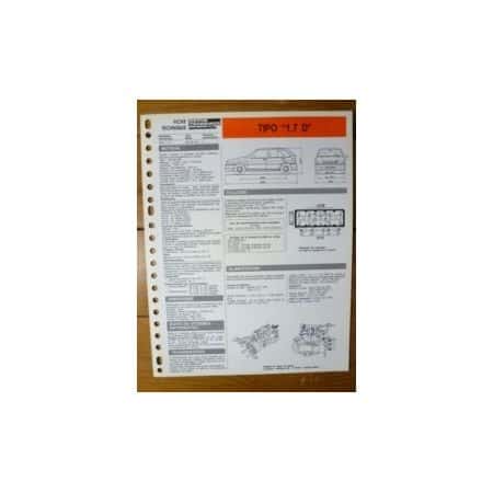 Tipo 1.7 D Fiche Technique Fiat