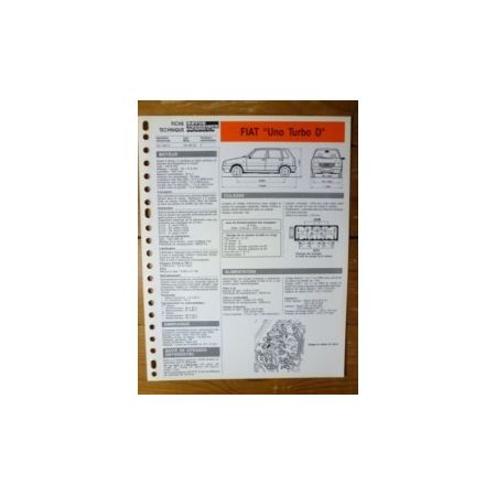 Uno Turbo D Fiche Technique Fiat